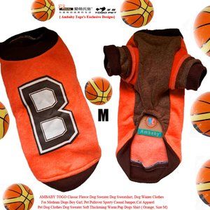 Ambaby Warm S/M Winter Dog Jumper Soft Fleece Puppy Sweater Coat Pet Clothes Cat